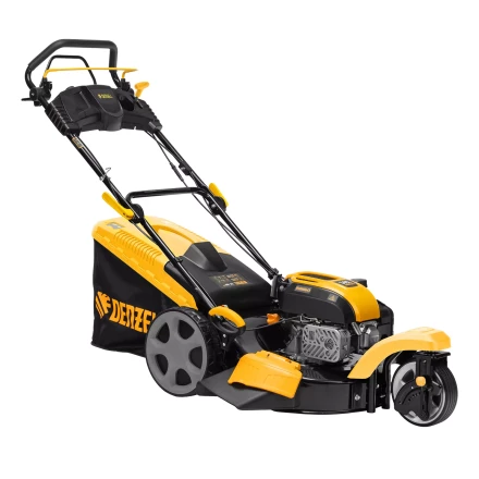 Бензиновая газонокосилка Denzel GLT-460SP-T, Trike 149 см3, 46 см, привод, панель, 60л (58810) купить в Ханты-Мансийске