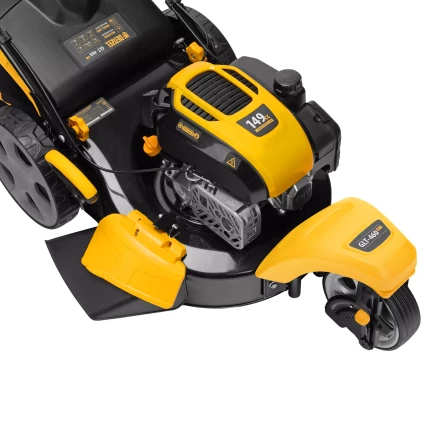Бензиновая газонокосилка Denzel GLT-460SP-T, Trike 149 см3, 46 см, привод, панель, 60л (58810) купить в Ханты-Мансийске