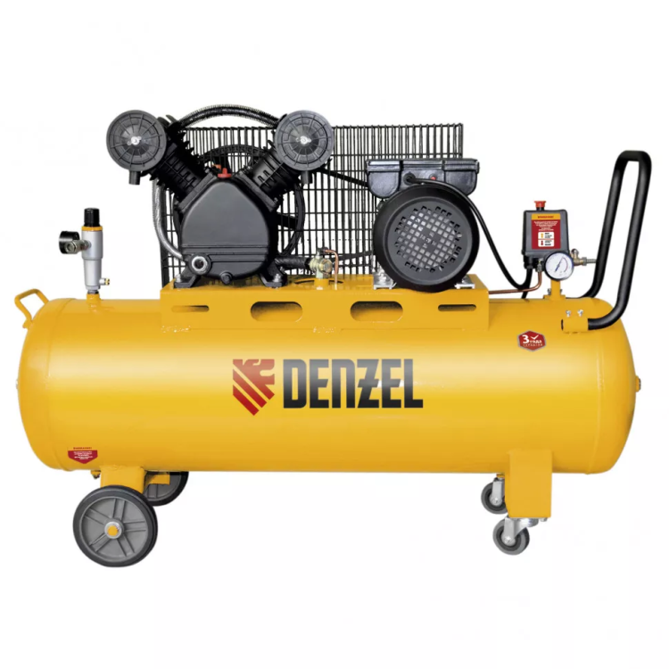 Компрессор масляный ременный Denzel DRV2200/100 58088 купить в Ханты-Мансийске