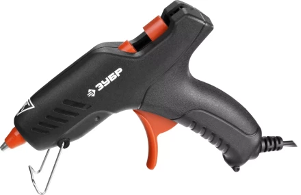 Пистолет ЗУБР &quot;МАСТЕР&quot; клеевой (термоклеящий), электрический, эргономичная рукоятка, рабочая температура 165град, d=8мм, 20Вт 06850-20-08_z02 купить в Ханты-Мансийске