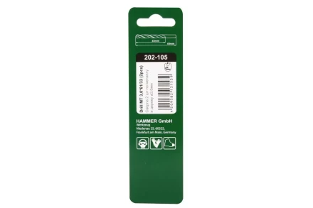 Сверло по металлу HAMMER Ф3х61мм (DR MT 3,0мм*61/33мм 2шт.) купить в Ханты-Мансийске