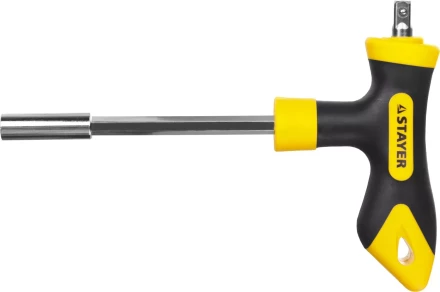 Набор STAYER &quot;MASTER&quot; &quot;HERCULES&quot;: Отвертка реверсивная, Т-образная отвертка-битодержатель, адаптер для торц голов, 43 предм 25084-H43 купить в Ханты-Мансийске