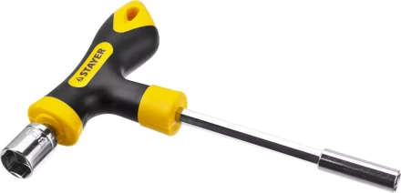 Набор STAYER &quot;MASTER&quot; &quot;HERCULES&quot;: Отвертка реверсивная, Т-образная отвертка-битодержатель, адаптер для торц голов, 43 предм 25084-H43 купить в Ханты-Мансийске