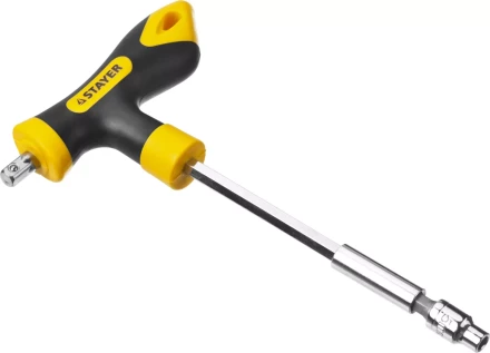 Набор STAYER &quot;MASTER&quot; &quot;HERCULES&quot;: Отвертка реверсивная, Т-образная отвертка-битодержатель, адаптер для торц голов, 43 предм 25084-H43 купить в Ханты-Мансийске