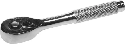 Трещотка для торцовых головок ЗУБР &quot;МАСТЕР&quot;, Сr-V сталь, 72 зубца, цельнометаллическая, 1/4&quot; 27739-1/4 купить в Ханты-Мансийске