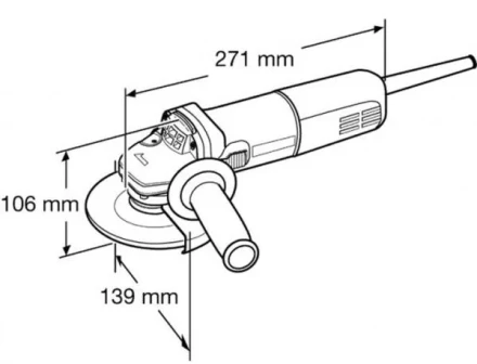Углошлифовальная машина Makita 9558HNR УШМ Болгарка купить в Ханты-Мансийске