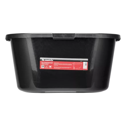 Таз строительный прямоугольный универсальный Matrix, 120л, ударопрочный 81476 купить в Ханты-Мансийске
