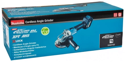 Угловая шлифовальная машина 125мм Makita GA041GZ01, 40V, без АКБ и ЗУ купить в Ханты-Мансийске