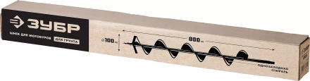 ЗУБР d 100 мм, грунт, шнек для мотобуров (7051-10) купить в Ханты-Мансийске