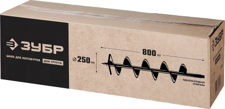 ЗУБР d 100 мм, грунт, шнек для мотобуров (7051-10) купить в Ханты-Мансийске