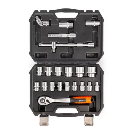 Набор автоинструмента КВТ НАИ-04/22 1/2&quot;, 22 предмета (91083) купить в Ханты-Мансийске