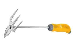 Мотыжка комб профиль &quot;лепесток&quot; и 3-зубая молибденовое покрытие 2-комп. рукоятка  PALISAD LUXE 62376