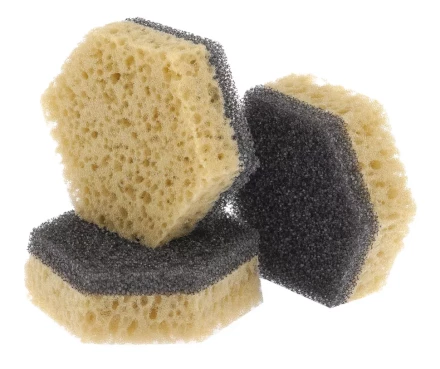 Губки для посуды TEFLON 90х80х30 мм 3 шт ТМ Elfe 92356 купить в Ханты-Мансийске