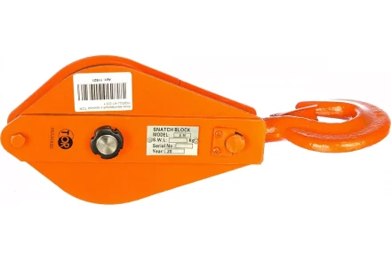 Блок монтажный однорольный с  крюком TOR HQG(L) K1-2,0 т с откидной щекой (G) 11521 купить в Ханты-Мансийске