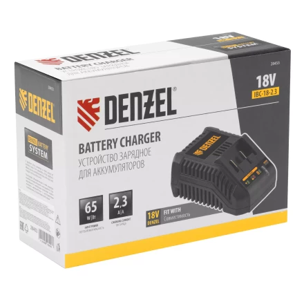 Устройство зарядное для аккумуляторов Denzel IBC-18-2.3, Li-Ion, 18 В, 2.3 А 28453 купить в Ханты-Мансийске