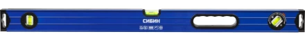 Уровень СИБИН коробчатый усиленный, утолщенный профиль, 2 фрезерованные поверхности, 3 противоударных ампулы (1 поворотная на 360 град), с ручками, 34609-080 купить в Ханты-Мансийске