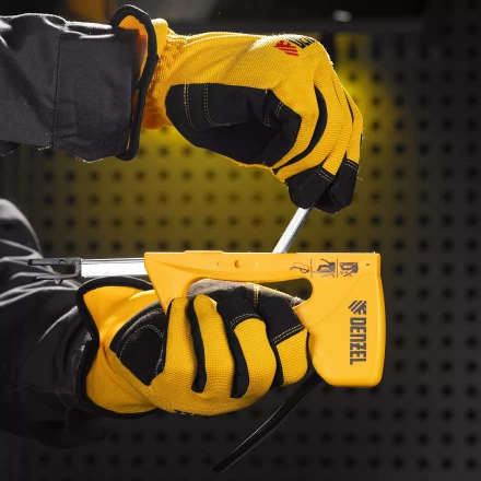 Степлер пластиковый, скобы в комплекте, тип 53, 6-10 мм Denzel 40221 купить в Ханты-Мансийске