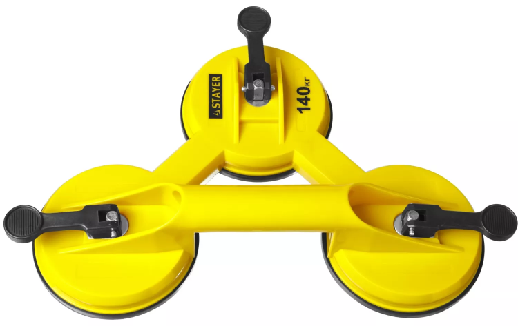 Стеклодомкрат STAYER "MASTER" MAXLift, пластмассовый, тройной, 140 кг 33718-3 купить в Ханты-Мансийске