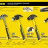 Молоток-гвоздодер STAYER "PROFESSIONAL" цельнометаллический с двухкомпонентной рукояткой, 560г 2025-560 купить в Ханты-Мансийске