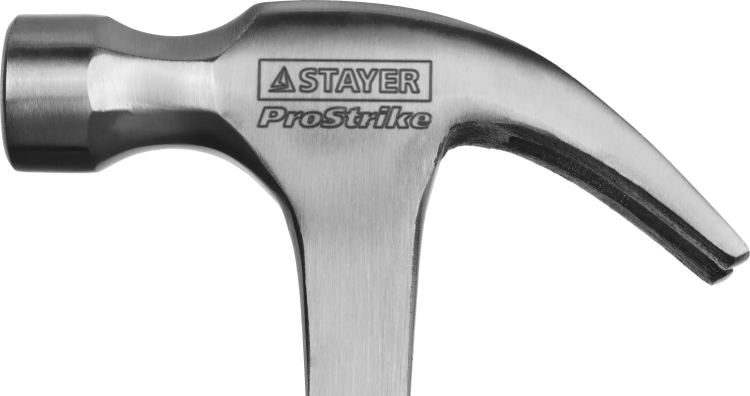 Молоток-гвоздодер STAYER "PROFESSIONAL" цельнометаллический с двухкомпонентной рукояткой, 560г 2025-560 купить в Ханты-Мансийске