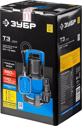 Насос дренажный НПГ-Т3-550 серия ПРОФЕССИОНАЛ купить в Ханты-Мансийске