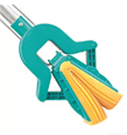 Швабра отжимная сложением 130 см губка PVA 26х5х4,5 см рукоятка телескопическая нержавеющая ТМ Elfe 93503 купить в Ханты-Мансийске