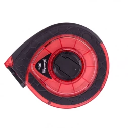 Рулетка геодезическая 30 м х 15 мм закрытый корпус фибергласовая лента двусторонняя шкала Pro Matrix 31271