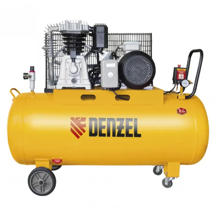 Компрессор масляный ременный Denzel DR4000/100 58092 купить в Ханты-Мансийске