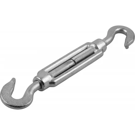 Талреп ЗУБР &quot;ПРОФЕССИОНАЛ&quot; DIN 1480, крюк-крюк, оцинкованный, кованая натяжная муфта, М8, 10 шт 4-304365-08 купить в Ханты-Мансийске