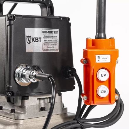Насосная гидравлическая станция КВТ ПМЭ-7020у объем маслобака 2.0 л с удержанием (79664) купить в Ханты-Мансийске