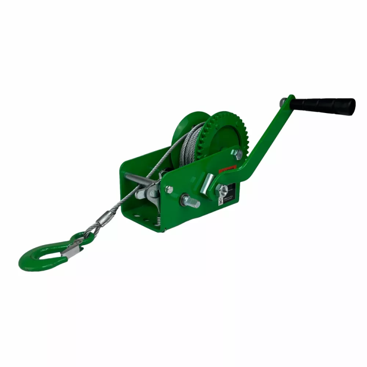 Лебедка ручная барабанная HITCH HW 1100 1100 кг канат 10 м (SZ073149) купить в Ханты-Мансийске