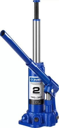 Домкрат гидравлический бутылочный T50, 2т, 180-347мм, в кейсе, ЗУБР Профессионал 43060-2-K 43060-2-K_z01 купить в Ханты-Мансийске