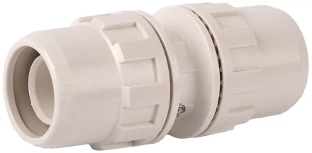 Соединитель ЗУБР &quot;ШиреФит&quot; &quot;штуцер с гайкой - штуцер с гайкой&quot;, 32мм 51490-32 купить в Ханты-Мансийске