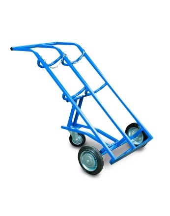 Тележка для газовых баллонов TOR ГБ-2, 2 баллона (250 литые колеса + 160 поворотное) 1012419 купить в Ханты-Мансийске