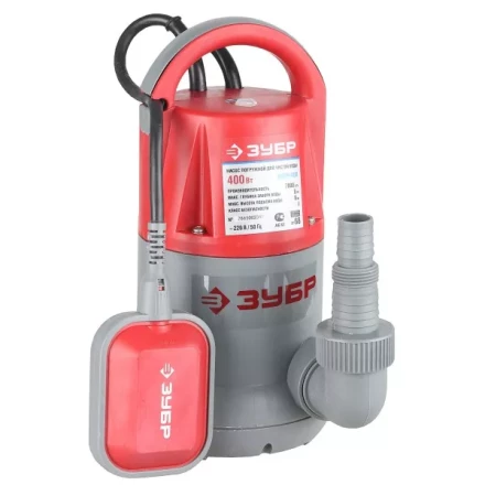 Насос ЗУБР погружной для чистой воды, пропускная способность 200 л/мин, 400Вт ЗНПЧ-400 купить в Ханты-Мансийске