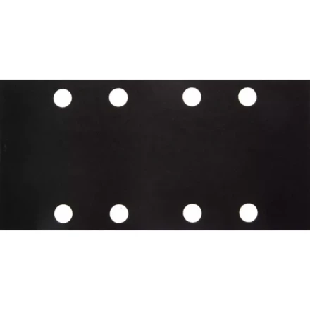 Лист шлиф. универсал. URAGAN "Оптимален для мягких пород дерева" 8 отверстий по линии, для ПШМ, P180, 80х166мм, 50шт 907-21101-180-50 купить в Ханты-Мансийске