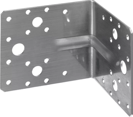 ЗУБР УНКУ-2.0, 90 x 100 x 100 x 2 мм, усиленный нержавеющий крепежный уголок, Профессионал (310516-90) купить в Ханты-Мансийске