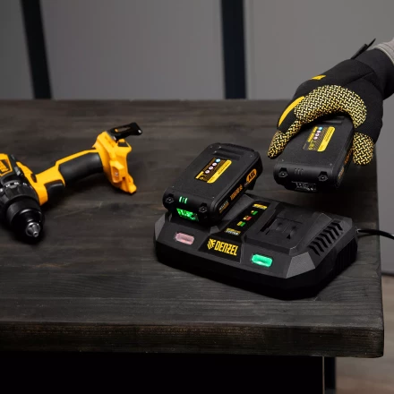 Устройство зарядное для аккумуляторов Denzel IBC-18-3.0-2, Li-Ion, 18В, 3.0 А, для двух батарей 28454 купить в Ханты-Мансийске