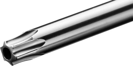 Отвертка KRAFTOOL, Cr-Mo-V сталь, двухкомпонентная противоскользящая рукоятка, TORX Hole, №25x100мм 250077-25-100 купить в Ханты-Мансийске