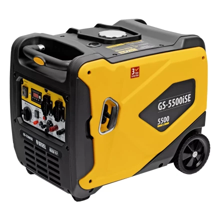 Генератор инверторный Denzel GS-5500iSE, 5,5 кВт, 230 В, закрытый корпус,электростартер купить в Ханты-Мансийске