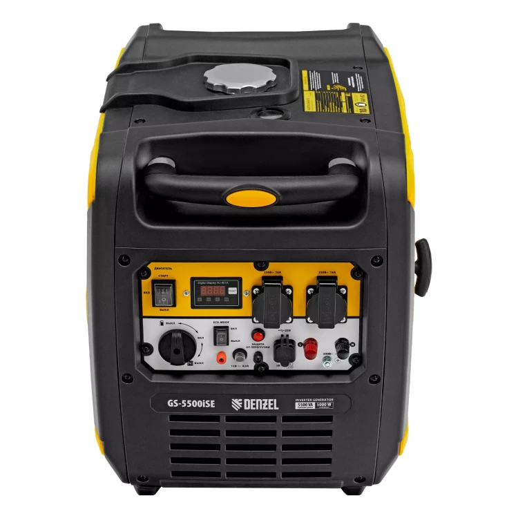 Генератор инверторный Denzel GS-5500iSE, 5,5 кВт, 230 В, закрытый корпус,электростартер купить в Ханты-Мансийске