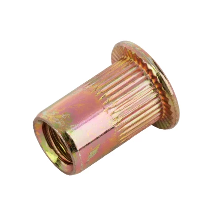 Заклепки резьбовые, стальные, оцинкованные, М6, пластиковый кейс, 70 шт. Denzel 40603 купить в Ханты-Мансийске