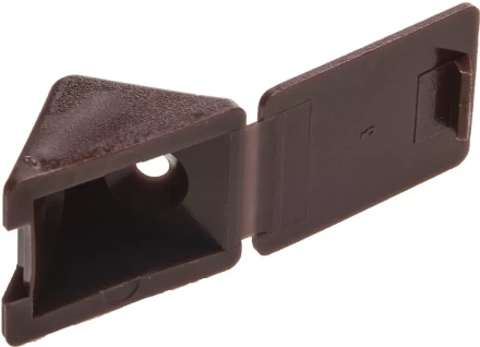 Уголок мебельный ЗУБР с шурупом, цвет кр-дерево, 4,0x15мм, ТФ6, 4шт 4-308256-5 купить в Ханты-Мансийске