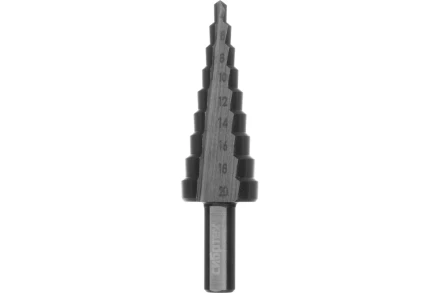 Сверло ступенчатое по металлу, Сибртех 723012, 4-6-8-10-12-14-16-18-20 мм, 4241 купить в Ханты-Мансийске