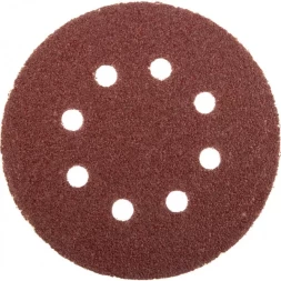 Круг STAYER "PROFI" из абразивной бумаги перфорированный, 125мм/ №40, 5шт 3580-125-040