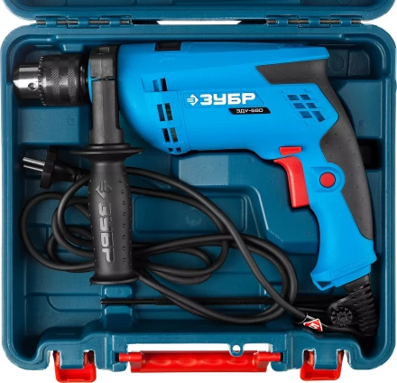 Дрель ударная + кейс ЗДУ-580 ЭРКМ2 серия ПРОФЕССИОНАЛ купить в Ханты-Мансийске