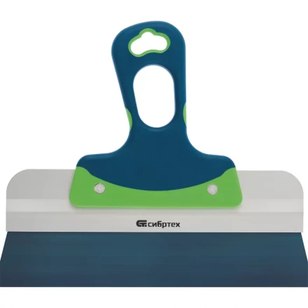 Шпатель фасадный, колоризованная пружинная сталь 65Г, 250 мм, 2-компонентная ручка  СИБРТЕХ 85553 купить в Ханты-Мансийске