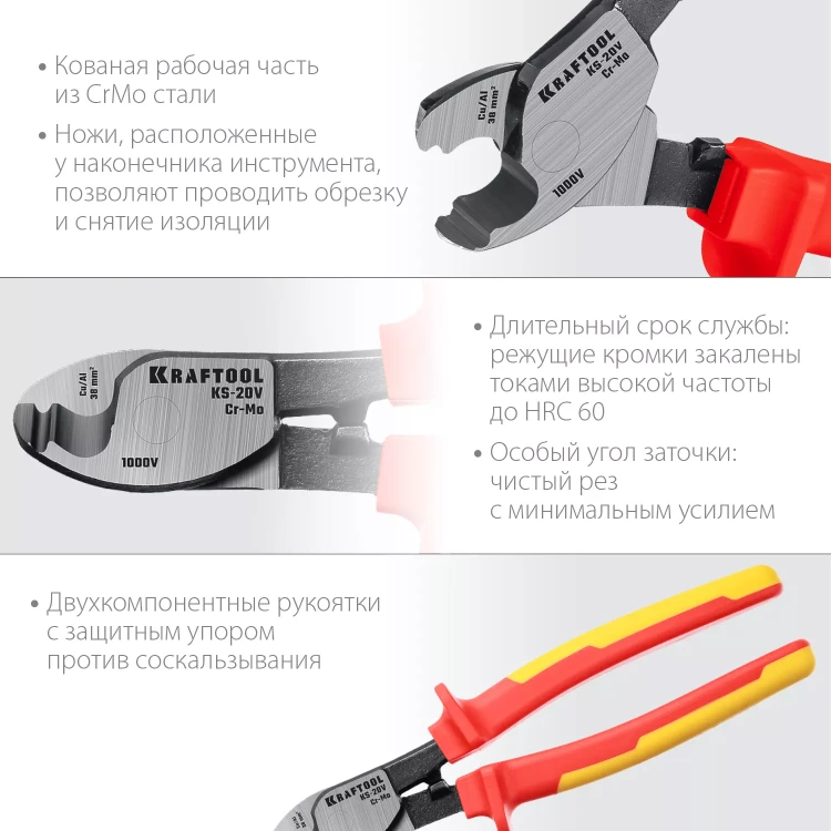 Кабелерез KS диэлектрический 1000 В 23333-20V купить в Ханты-Мансийске