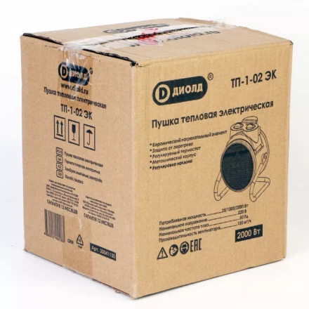 Тепловая пушка электрическая Диолд ТП-1-02 ЭК купить в Ханты-Мансийске