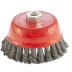 Щетка для УШМ 125 мм М14 "чашка" крученая проволока 0,35 мм MTX 74617 купить в Ханты-Мансийске